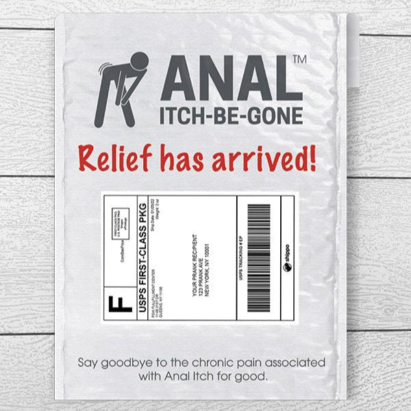 Anal Itch-Be-Gone Prank Mail Gag Gift from WhatPrank.com