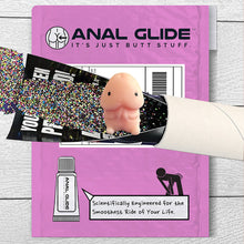 Load image into Gallery viewer, Anal Glide Prank Mail - Anonymous Mail Prank with Squishy Micro-Peen Gag Gift and Glitter from WhatPrank.com
