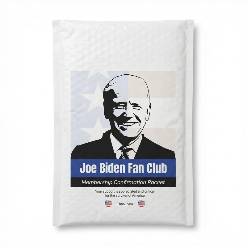 Joe Biden Fan Club Mail Prank
