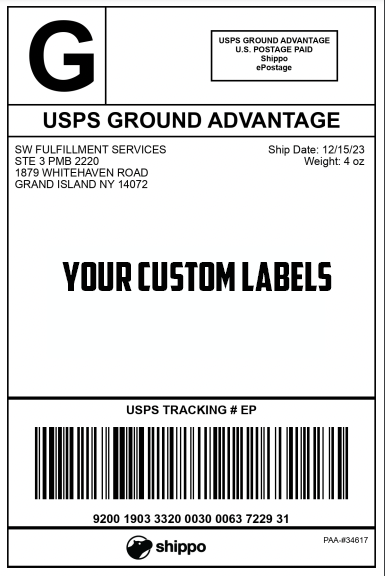 Shipping Labels - Order 33619 / Lynette