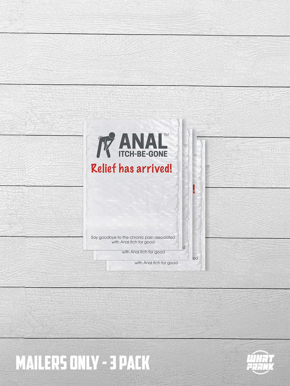 Anal Itch Be-Gone - Individual Mailers |  | Mail Prank | What Prank