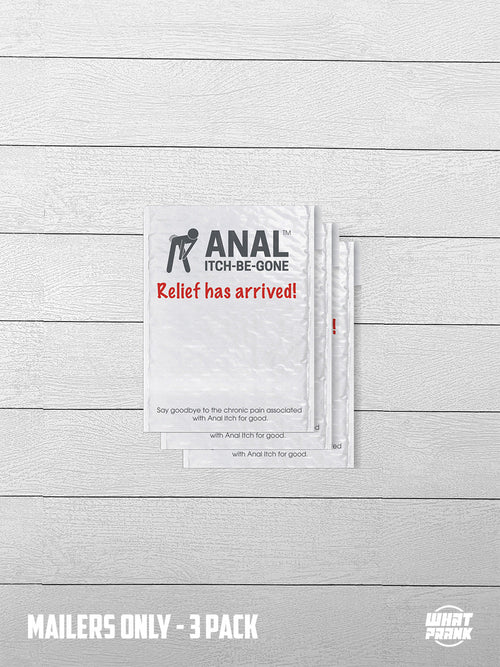 Anal Itch Be-Gone - Individual Mailers |  | Mail Prank | What Prank