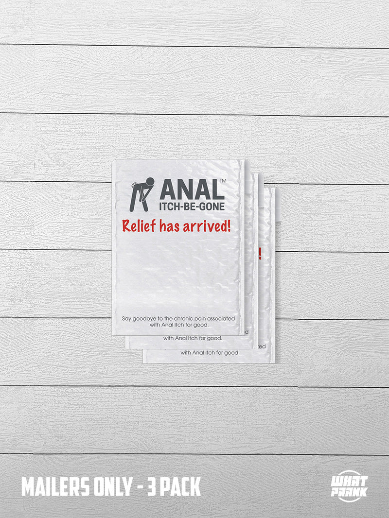 Anal Itch Be-Gone - Individual Mailers |  | Mail Prank | What Prank