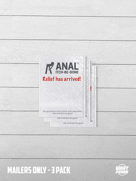 Anal Itch Be-Gone - Individual Mailers |  | Mail Prank | What Prank