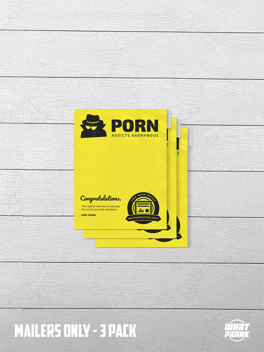 Porn Addicts Anonymous - Individual Mailers |  | Mail Prank | What Prank