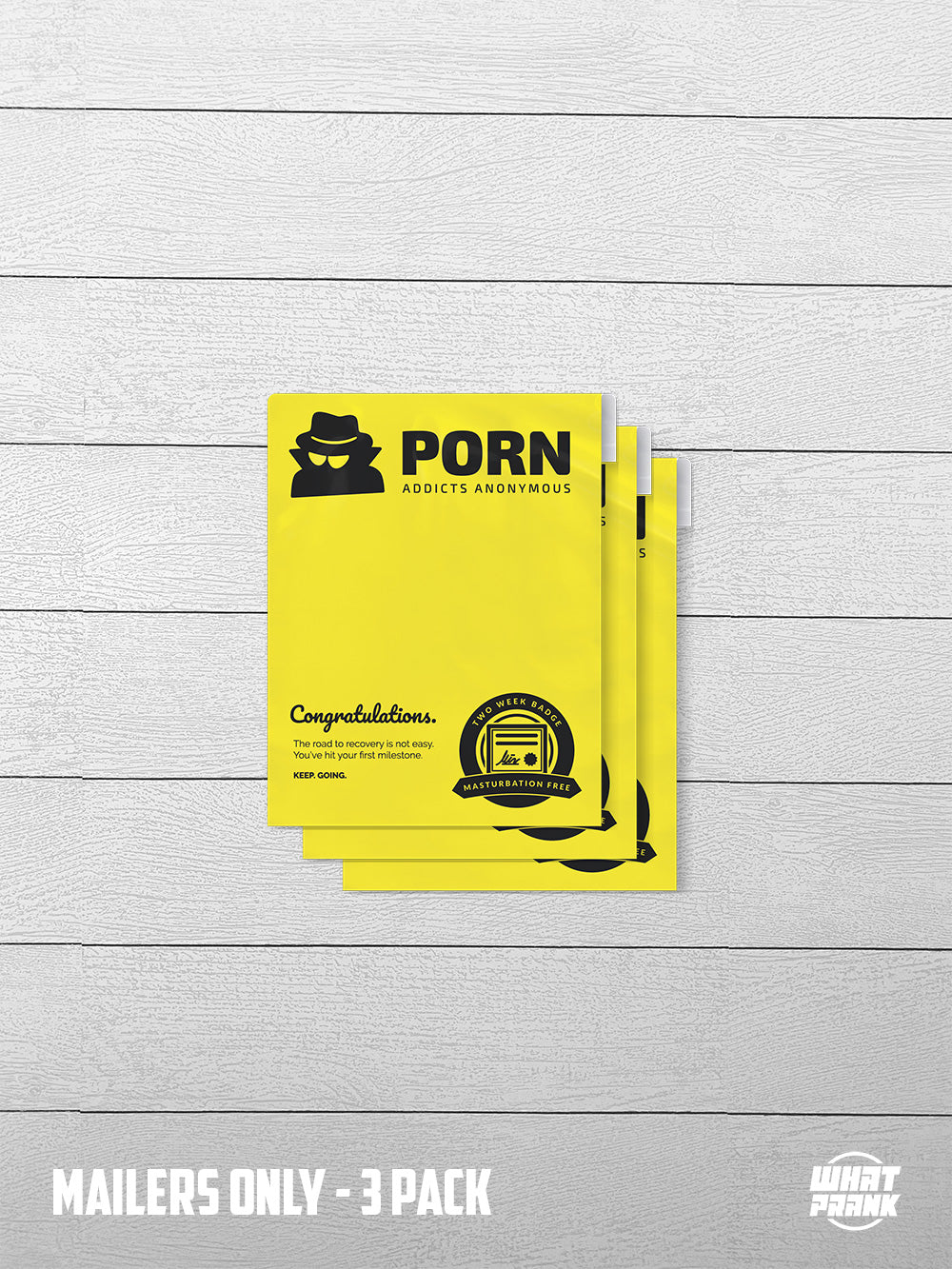 Porn Addicts Anonymous - Individual Mailers