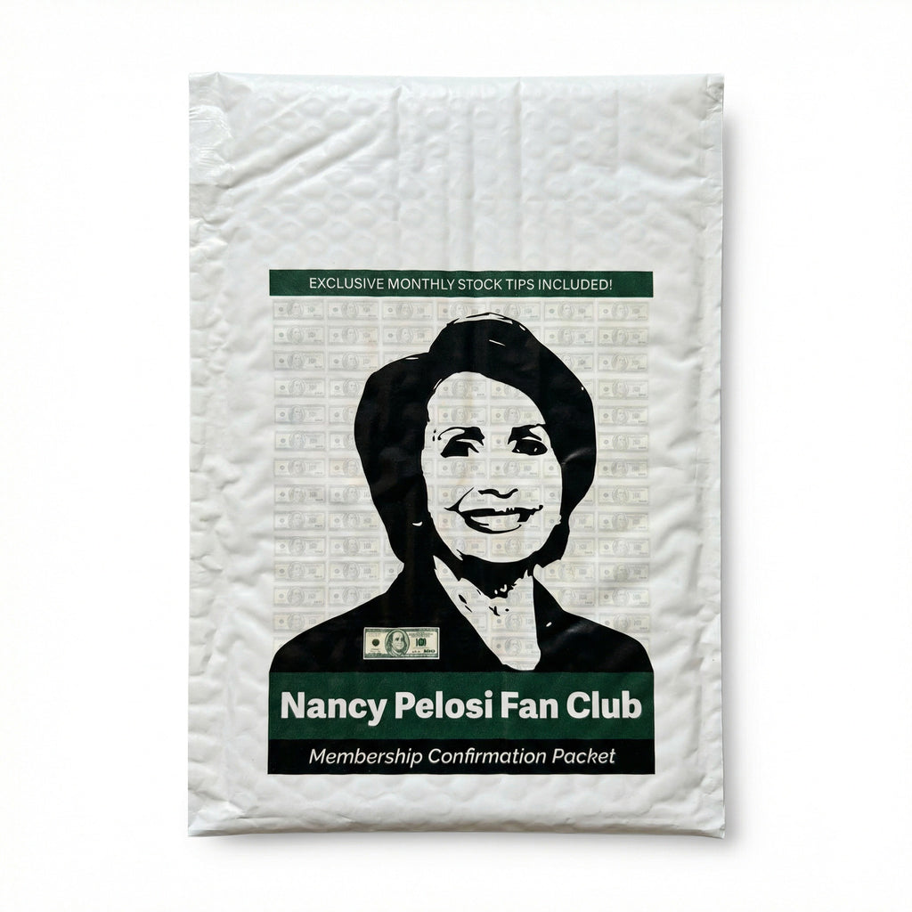 Nancy Pelosi Fan Club Mail Prank