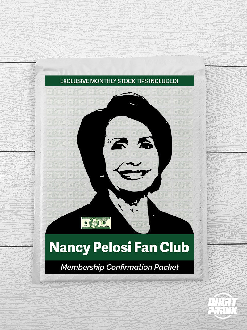 Nancy Pelosi Fan Club Prank